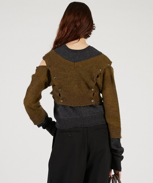 PRANK PROJECT（プランクプロジェクト）の「【Pre-Order】マルチウェイニットセット / Multi-Way Knit Set（ニット/セーター・レディース・グレー/チャコールグレー/ピンク・FREE）」の20枚目の写真