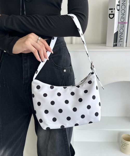 セール】ドット柄水玉ミニショルダーバッグ（ハンドバッグ）｜wears