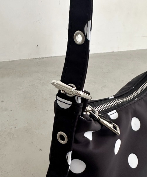 セール】ドット柄水玉ミニショルダーバッグ（ハンドバッグ）｜wears