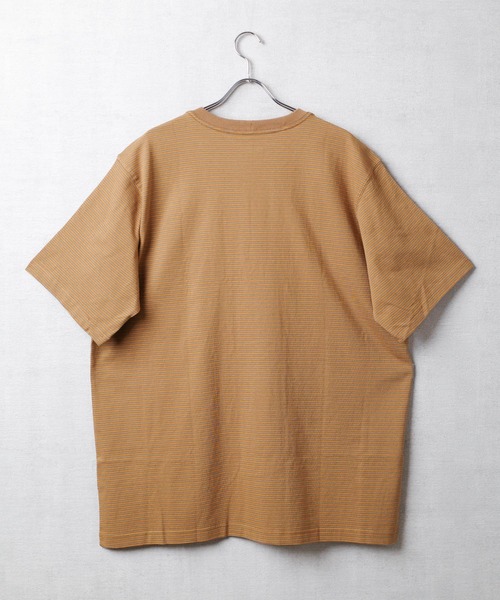 Carhartt（カーハート）の「【T13】【Carhartt/カーハート】RELAXED FIT S/S POCKET T-SHIRT CRHTT106145（Tシャツ/カットソー・メンズ・マルーン/ブラウン/サックスブルー・MEDIUM/LARGE/X-LARGE/SMALL）」の17枚目の写真