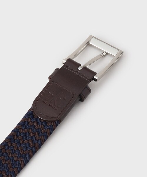 tk.TAKEO KIKUCHI(ティーケータケオキクチ)の「ゴムメッシュベルト(ベルト・メンズ・ブラック/ネイビー系4/ダークブラウン系4・00)」の5枚目の写真