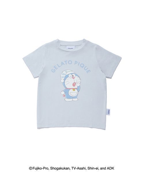 gelato pique(ジェラートピケ)の「【ドラえもん】【キッズ】ワンポイントTシャツ(ルームウェア/パジャマ・キッズ・ブルー/ピンク・90/100/110/120)」の10枚目の写真