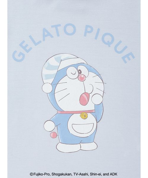 gelato pique(ジェラートピケ)の「【ドラえもん】【キッズ】ワンポイントTシャツ(ルームウェア/パジャマ・キッズ・ブルー/ピンク・90/100/110/120)」の15枚目の写真