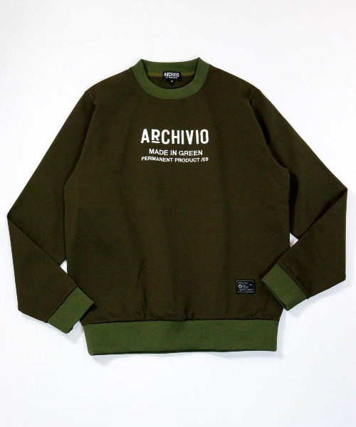 archivio（アルチビオ）の「<MENS>【メンズ】フロント刺繍UVダンボールプルオーバー（スウェット・メンズ・ブラック/イエロー/レッド/カーキ・M/L/LL）」の3枚目の写真