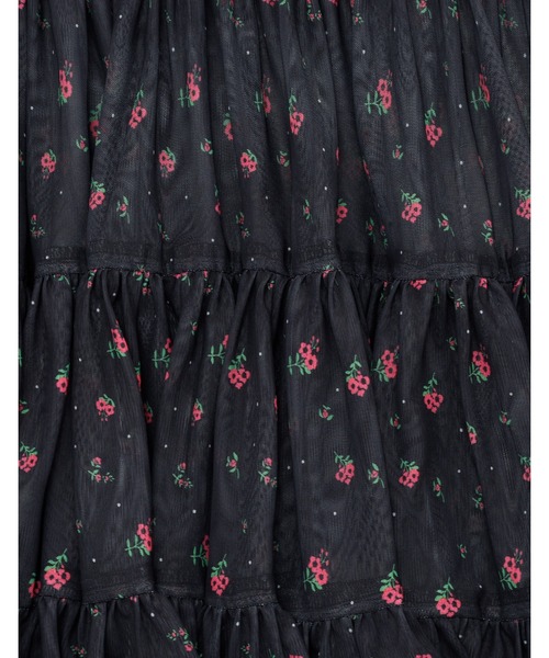 Little sunny bite（リトルサニーバイト）の「original floral tulle dress（ワンピース・レディース・ホワイト/ピンク/ブラウン・MEDIUM/SMALL）」の14枚目の写真