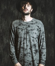 NO ID. | 【NO ID.】Flower Print Rib Pullover / フラワー プリント テレコ プルオーバー(Tシャツ/カットソー)