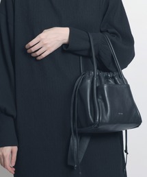 YArKA（ヤーカ）の「【YArKA/ヤーカ】real leather square bottom drawstring 2way bag [wam6] / 四角底巾着2wayバッグ（ハンドバッグ）」
