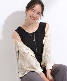 Cutie Blonde | 【洗える/ひんやり／前後2WAY】テレコタンクトップ(タンクトップ)