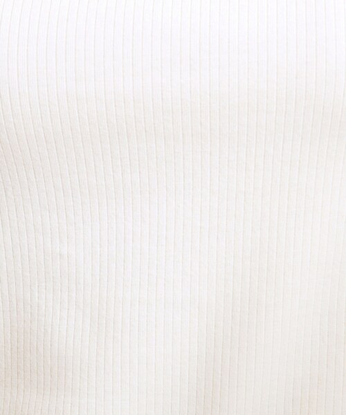 Cutie Blonde(キューティーブロンド)の「【洗える/ひんやり/前後2WAY】テレコタンクトップ(タンクトップ・レディース・ダークブラウン/ブラック/オフホワイト・02/04/01/03)」の6枚目の写真