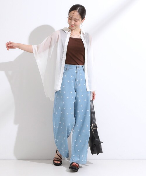 Cutie Blonde(キューティーブロンド)の「【洗える/ひんやり/前後2WAY】テレコタンクトップ(タンクトップ・レディース・ダークブラウン/ブラック/オフホワイト・02/04/01/03)」の18枚目の写真