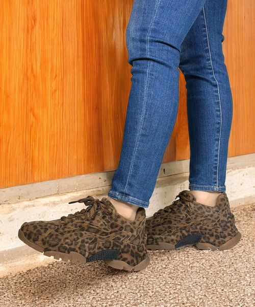 ASH（アッシュ）の「ASH/アッシュ【ADDICT BIS】チャンキースニーカー 厚底 ボリューム 6cmヒール ストリート（スニーカー・レディース・ブラック/レオパード・39/37/36/38）」の13枚目の写真