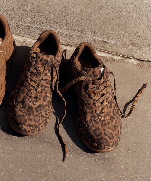 ASH（アッシュ）の「ASH/アッシュ【ADDICT BIS】チャンキースニーカー 厚底 ボリューム 6cmヒール ストリート（スニーカー・レディース・ブラック/レオパード・39/37/36/38）」の18枚目の写真