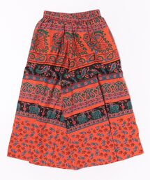 パンツ（オレンジ/橙色系・花柄・ボタニカル柄）ファッション通販