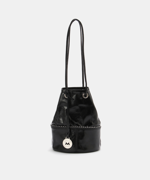 marco masi(マルコマージ)の「MARCO MASI/マルコマージ ZEUS BALL BAG(クラッチバッグ・レディース・ブラック・FREE)」の3枚目の写真