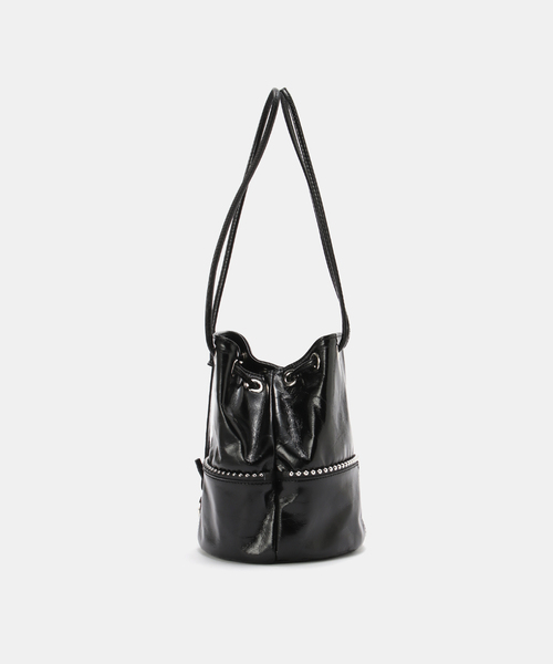 marco masi(マルコマージ)の「MARCO MASI/マルコマージ ZEUS BALL BAG(クラッチバッグ・レディース・ブラック・FREE)」の4枚目の写真