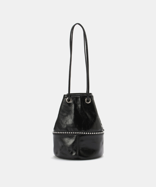marco masi(マルコマージ)の「MARCO MASI/マルコマージ ZEUS BALL BAG(クラッチバッグ・レディース・ブラック・FREE)」の5枚目の写真