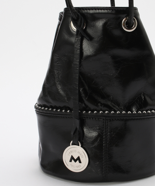 marco masi(マルコマージ)の「MARCO MASI/マルコマージ ZEUS BALL BAG(クラッチバッグ・レディース・ブラック・FREE)」の7枚目の写真
