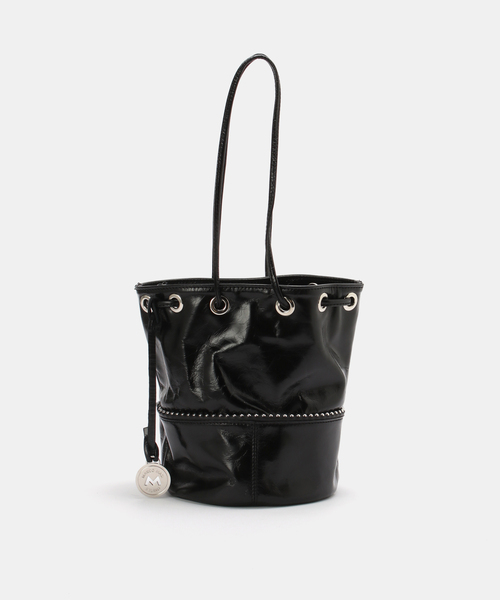 marco masi(マルコマージ)の「MARCO MASI/マルコマージ ZEUS BALL BAG(クラッチバッグ・レディース・ブラック・FREE)」の10枚目の写真