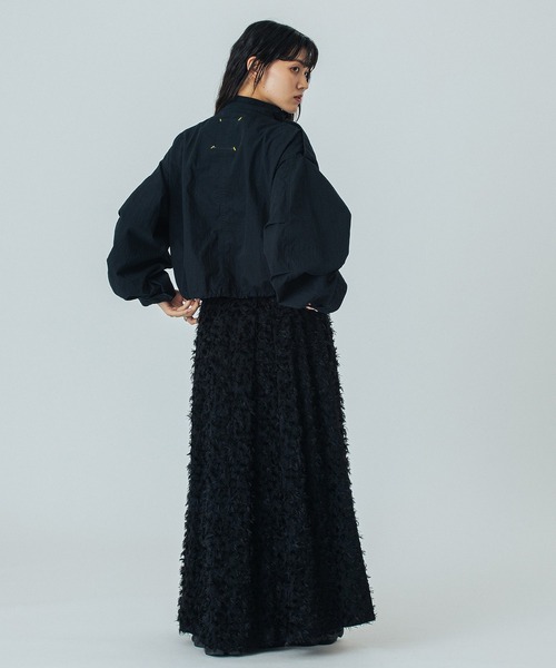 ROSE BUD(ローズバッド)の「(mici)MILITARY JACKET(ミリタリージャケット・レディース・ブラック/ベージュ・ONE SIZE)」の10枚目の写真