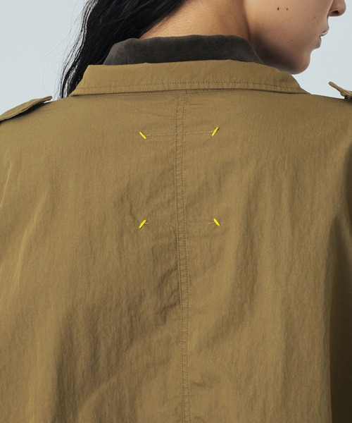 ROSE BUD(ローズバッド)の「(mici)MILITARY JACKET(ミリタリージャケット・レディース・ブラック/ベージュ・ONE SIZE)」の18枚目の写真