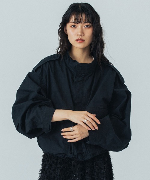 ROSE BUD(ローズバッド)の「(mici)MILITARY JACKET(ミリタリー ROSE BUD(ローズバッド)の「(mici)MILITARY JACKET(ミリタリー