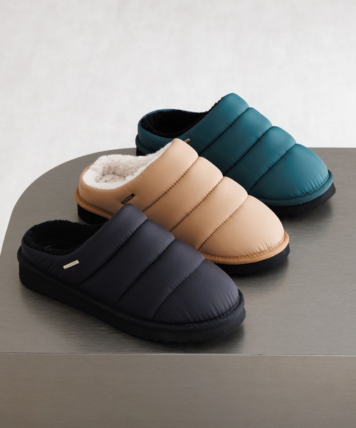 HIMIKO（ヒミコ）の「【HIMIKO】【撥水】キルティングボアクロッグ/640011（サンダル・レディース・グリーン/ベージュ/ブラック・LARGE/SMALL/MEDIUM/X-LARGE/XX-LARGE）」の4枚目の写真