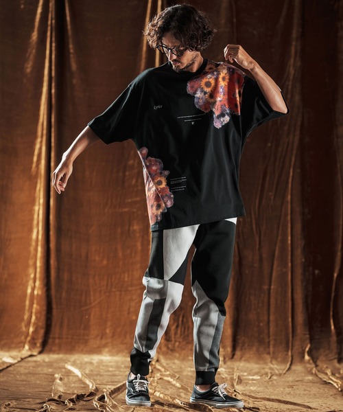 ANGENEHM（アンゲネーム）の「mt9885-Printed T-shirt -Botanical Art- Tシャツ(AG05-025acf)（Tシャツ/カットソー・メンズ・ホワイト/ブラック・L/M/S）」の7枚目の写真