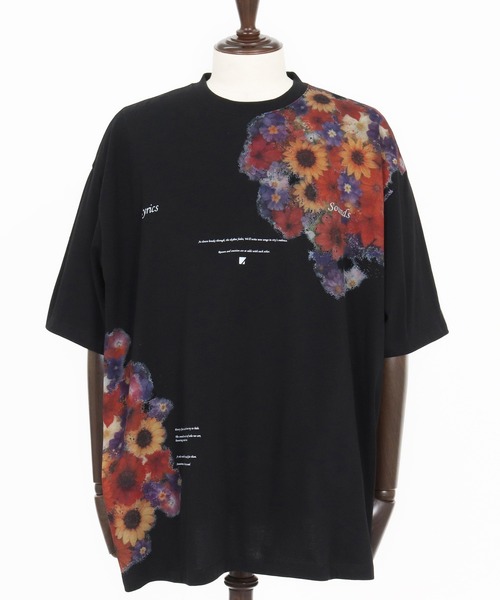 ANGENEHM（アンゲネーム）の「mt9885-Printed T-shirt -Botanical Art- Tシャツ(AG05-025acf)（Tシャツ/カットソー・メンズ・ホワイト/ブラック・L/M/S）」の17枚目の写真