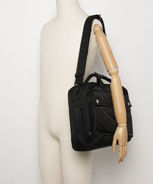 Mackintosh(マッキントッシュ)の「3WAY BRIEFCASE(ビジネスバッグ・レディース・ブラック・ONE SIZE)」の6枚目の写真