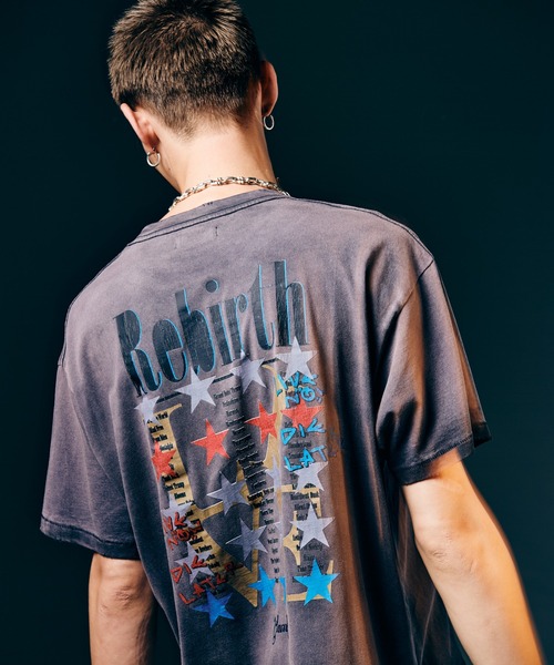 glamb（グラム）の「Barbed Wire T-Shirt / バーブドワイヤーTシャツ（Tシャツ/カットソー・メンズ・ホワイト/ブラック・S/M/L）」の7枚目の写真