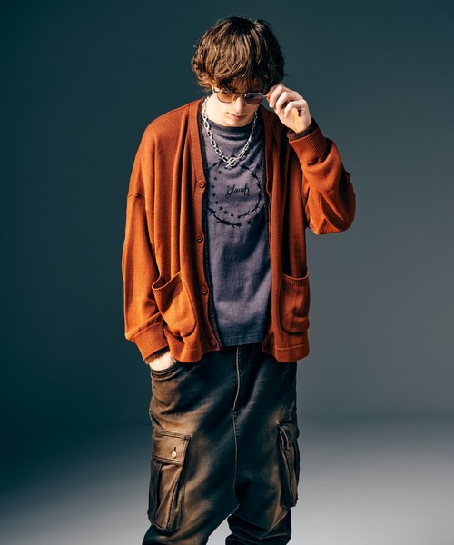glamb（グラム）の「Barbed Wire T-Shirt / バーブドワイヤーTシャツ（Tシャツ/カットソー・メンズ・ホワイト/ブラック・S/M/L）」の14枚目の写真