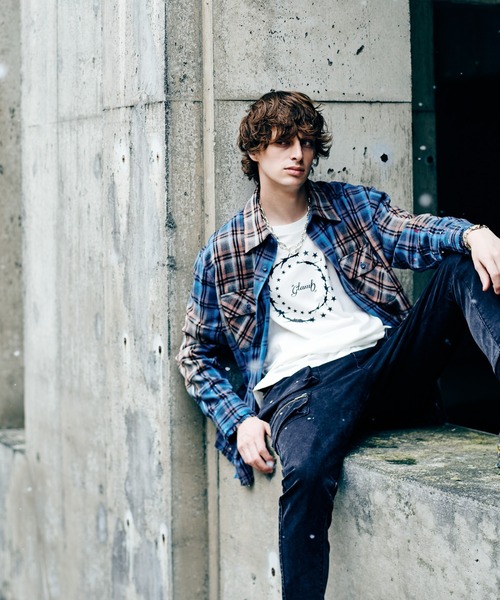 glamb（グラム）の「Barbed Wire T-Shirt / バーブドワイヤーTシャツ（Tシャツ/カットソー・メンズ・ホワイト/ブラック・S/M/L）」の17枚目の写真