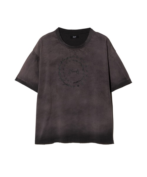 glamb（グラム）の「Barbed Wire T-Shirt / バーブドワイヤーTシャツ（Tシャツ/カットソー・メンズ・ホワイト/ブラック・S/M/L）」の4枚目の写真