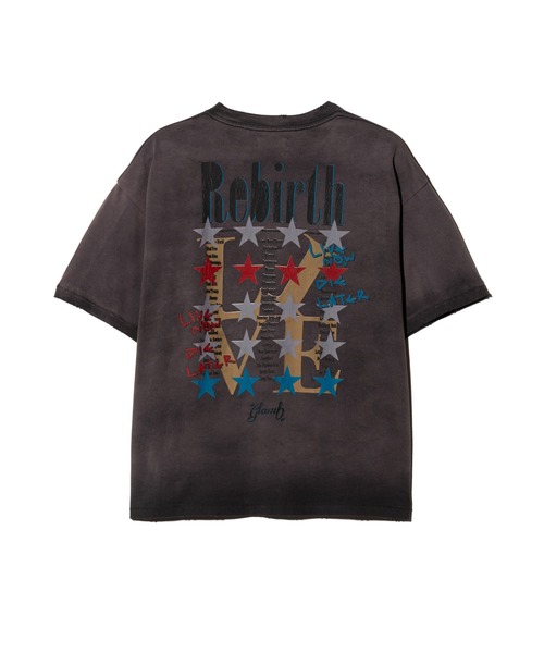 glamb（グラム）の「Barbed Wire T-Shirt / バーブドワイヤーTシャツ（Tシャツ/カットソー・メンズ・ホワイト/ブラック・S/M/L）」の6枚目の写真