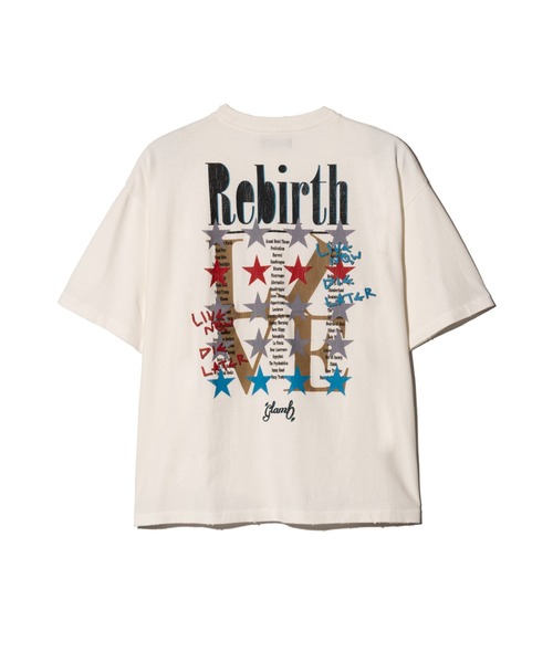 glamb（グラム）の「Barbed Wire T-Shirt / バーブドワイヤーTシャツ（Tシャツ/カットソー・メンズ・ホワイト/ブラック・S/M/L）」の5枚目の写真