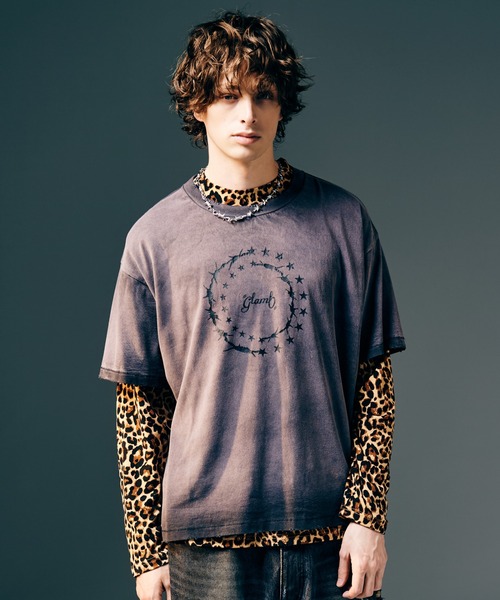 glamb（グラム）の「Barbed Wire T-Shirt / バーブドワイヤーTシャツ（Tシャツ/カットソー・メンズ・ホワイト/ブラック・S/M/L）」の9枚目の写真
