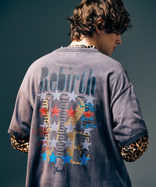 glamb（グラム）の「Barbed Wire T-Shirt / バーブドワイヤーTシャツ（Tシャツ/カットソー・メンズ・ホワイト/ブラック・S/M/L）」の10枚目の写真