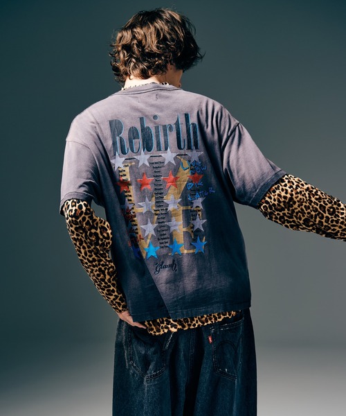 glamb（グラム）の「Barbed Wire T-Shirt / バーブドワイヤーTシャツ（Tシャツ/カットソー・メンズ・ホワイト/ブラック・S/M/L）」の11枚目の写真
