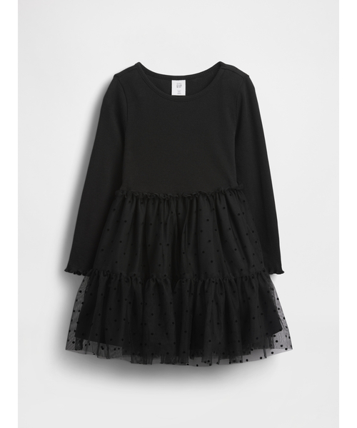 GAP（ギャップ）の「ミックスメディア チュールワンピース (幼児・ベビー)（ワンピース・キッズ・ピンク/ブラック/パープル・100cm/90cm/80ｃｍ/110cm/105cm/95cm/70cm）」の7枚目の写真