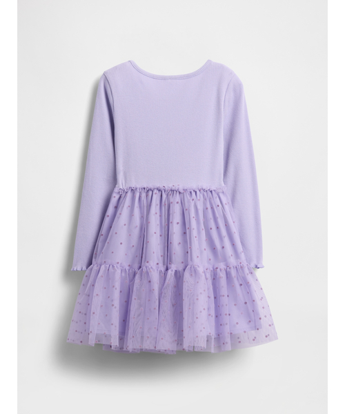 GAP（ギャップ）の「ミックスメディア チュールワンピース (幼児・ベビー)（ワンピース・キッズ・ピンク/ブラック/パープル・100cm/90cm/80ｃｍ/110cm/105cm/95cm/70cm）」の8枚目の写真