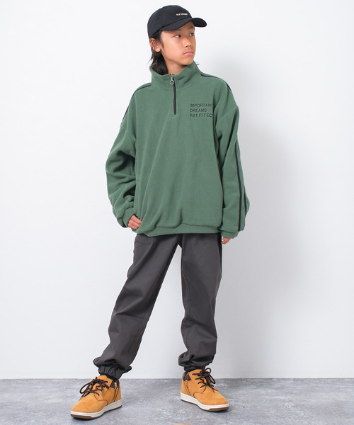 RAT EFFECT(ラットエフェクト)の「ツイルワイドジョガーパンツ(その他パンツ・キッズ・カーキ/ブラック/チャコールグレー/インディゴブルー・130/140/150/160/170)」の7枚目の写真