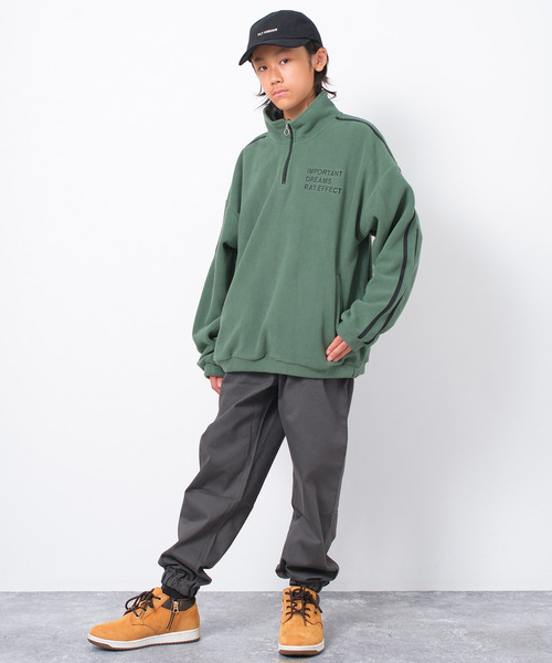 RAT EFFECT(ラットエフェクト)の「ツイルワイドジョガーパンツ(その他パンツ・キッズ・カーキ/ブラック/チャコールグレー/インディゴブルー・130/140/150/160/170)」の8枚目の写真