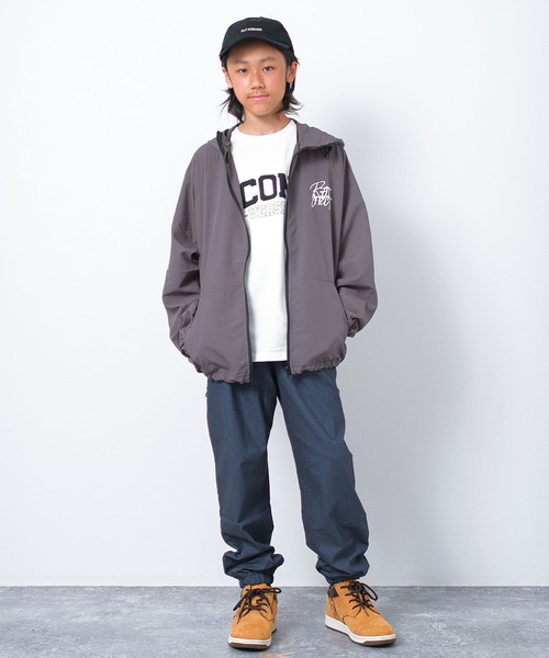 RAT EFFECT(ラットエフェクト)の「ツイルワイドジョガーパンツ(その他パンツ・キッズ・カーキ/ブラック/チャコールグレー/インディゴブルー・130/140/150/160/170)」の13枚目の写真