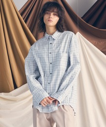 MAISON SPECIAL | 《UNISEX》【Italian Dead Stock Fabric】Prime-Over Regular Collar Flannel Shirt/プライムオーバーレギュラーカラーネルシャツ【MAISON SPECIAL/メゾンスペシャル】(シャツ/ブラウス)