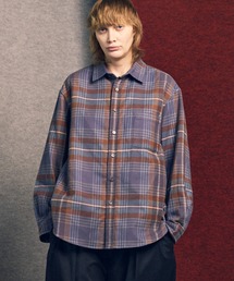 MAISON SPECIALオーバーサイズ 青 ストライプ シャツ MAISON SPECIAL シャツ 「UNISEX」「THOMAS MASON」Prime-Over
