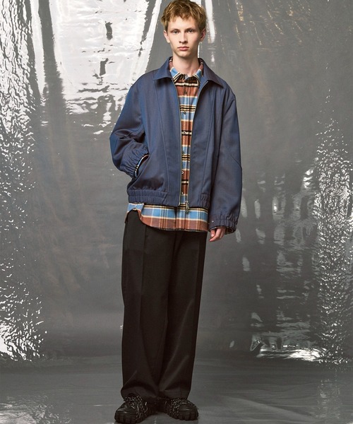 UNISEX》【Italian Dead Stock Fabric】Prime-Over Regular Collar