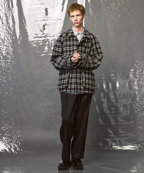 UNISEX》【Italian Dead Stock Fabric】Prime-Over Regular Collar