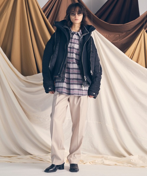 UNISEX》【Italian Dead Stock Fabric】Prime-Over Regular Collar