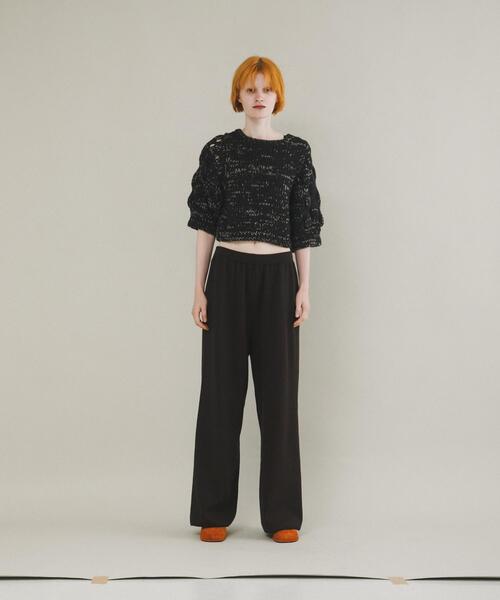 ◯*◯様 Lantern Knitted Volume Top - black 新ブランド【LANTERN】｜ビームス 札幌｜BEAMS