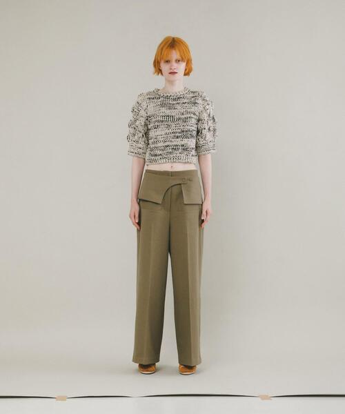 LAATO（ラート）の「lantern sleeve knit（ニット/セーター・レディース・ブラック/オフホワイト・FREE）」の17枚目の写真